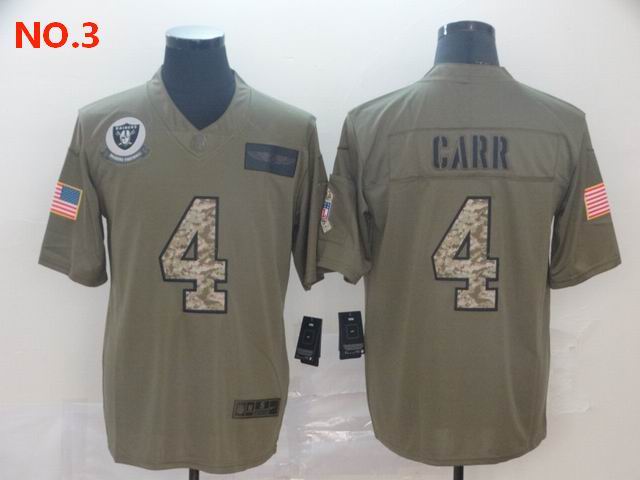 Men's Las Vegas Raiders 4 Derek Carr Jesey NO.3;